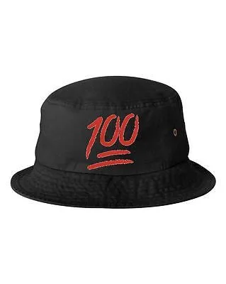 100 Emoji Bucket Cap Hat