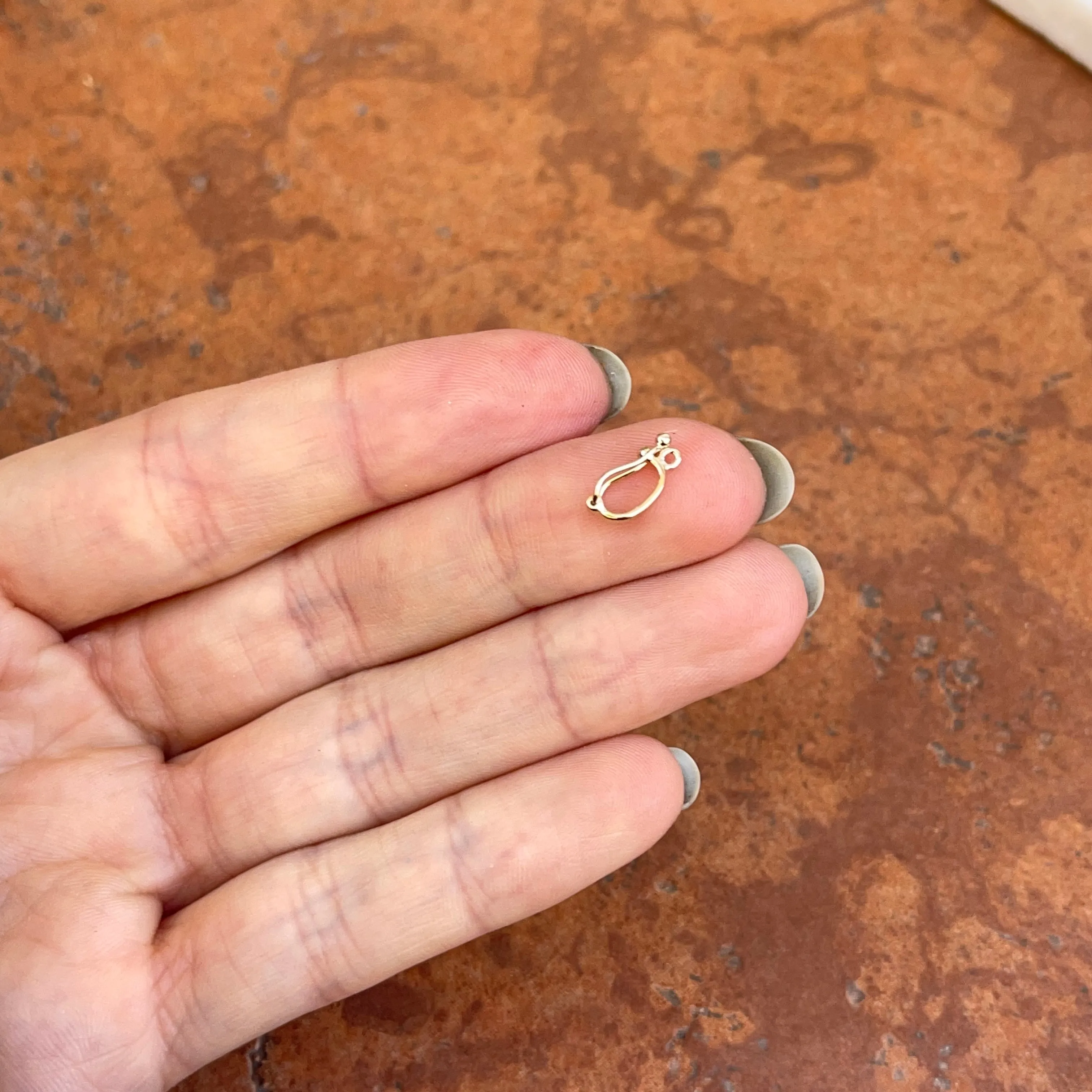 14KT Yellow Gold Tapered Mini Pendant Enhancer Shortener