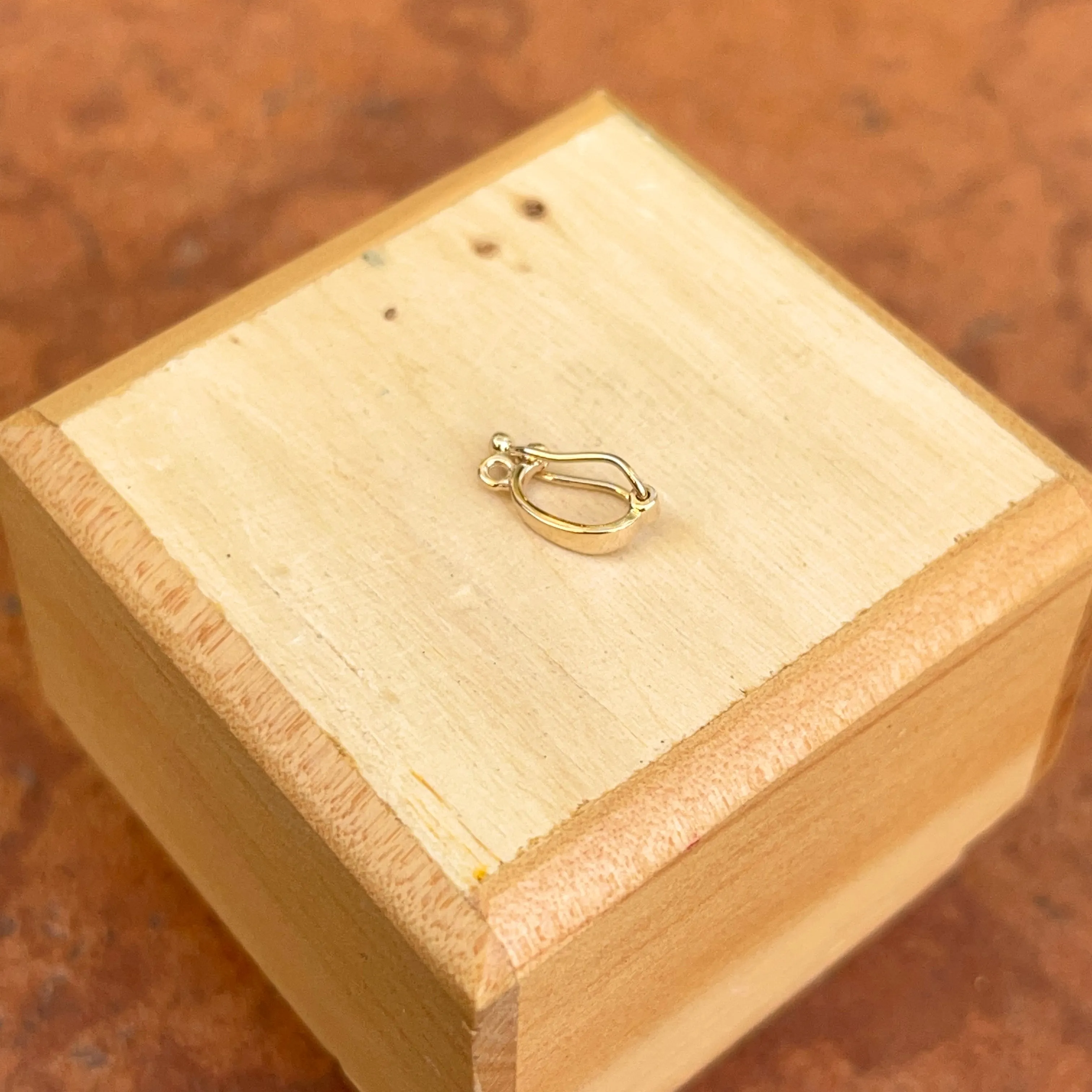 14KT Yellow Gold Tapered Mini Pendant Enhancer Shortener