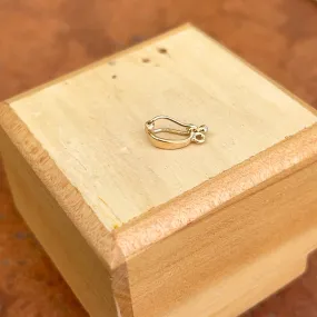 14KT Yellow Gold Tapered Mini Pendant Enhancer Shortener