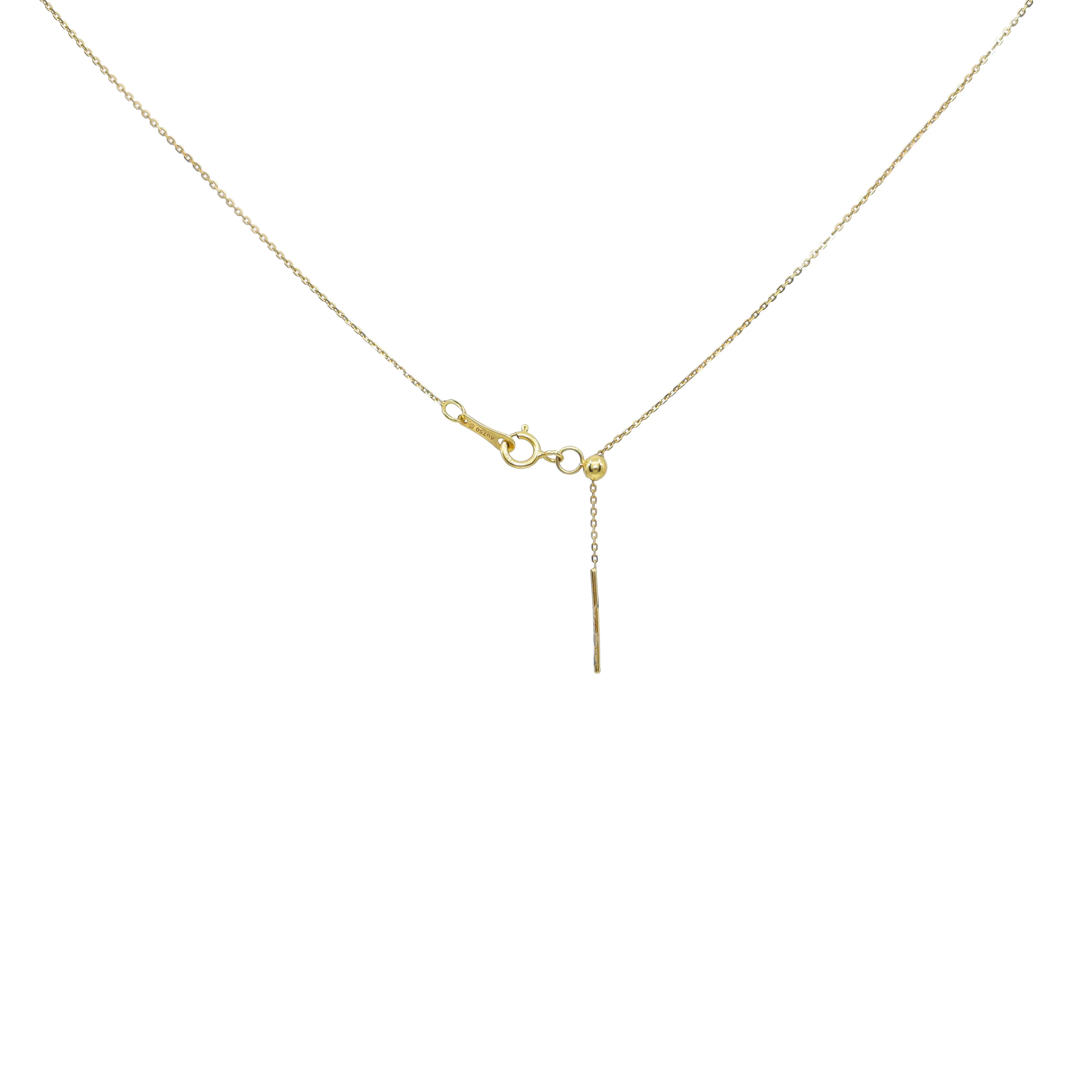 18K Yellow Gold Tahitian Baroque Pearl Necklace - 20716660