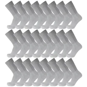 60 Pairs of Premium Cotton Loose Top Diabetic Neuropathy Socks (Grey)