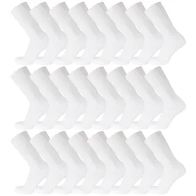 60 Pairs of Premium Cotton Loose Top Diabetic Neuropathy Socks (White)
