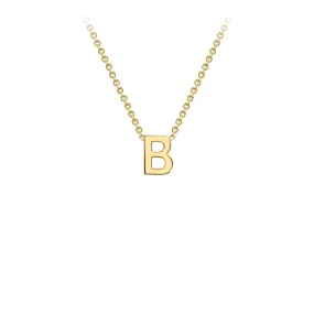 9K Gold 'B' Initial Necklace - 1.19.0151