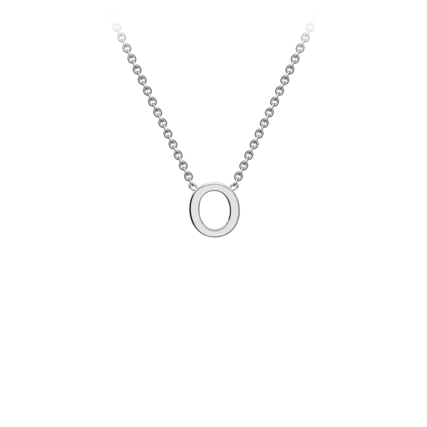 9K Gold 'O' Initial Necklace - 1.19.0164