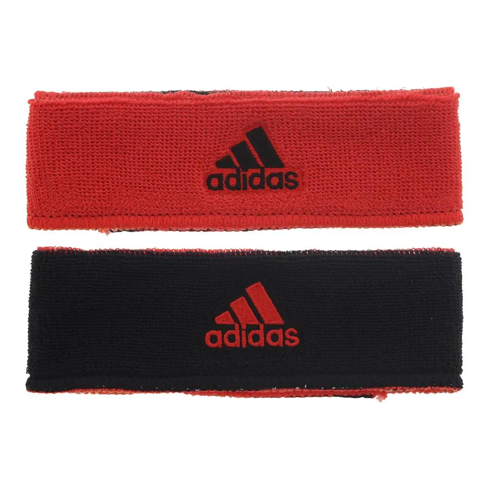 Adidas Reversible HeadBand - Red/Black