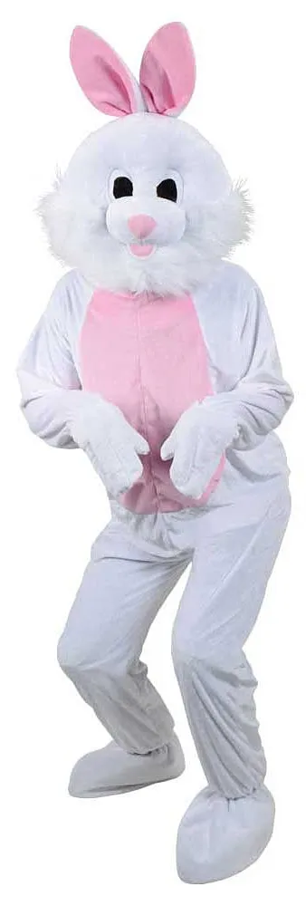 Adult Mascot Easter White Bunny Rabbit Outfit