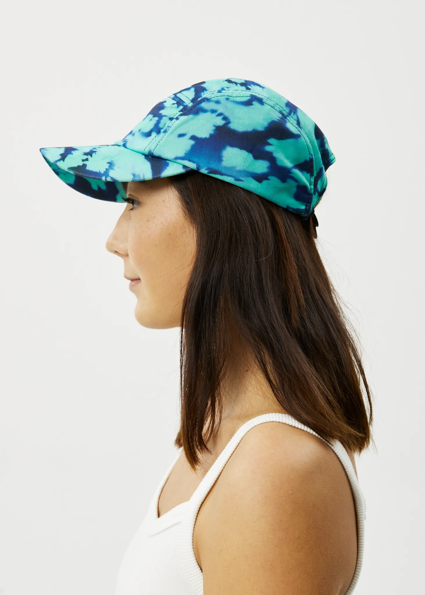 AFENDS Unisex Liquid Unisex - Panelled Cap - Jade Floral