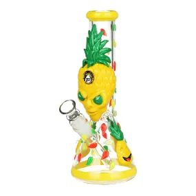 Alien Pineapple Beaker Water Pipe