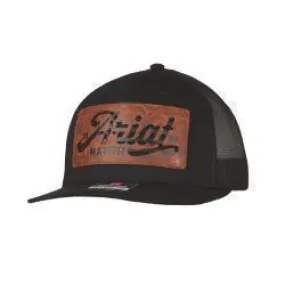 Ariat Faux Leather Patch with Filigree Stars and Stripes Cap