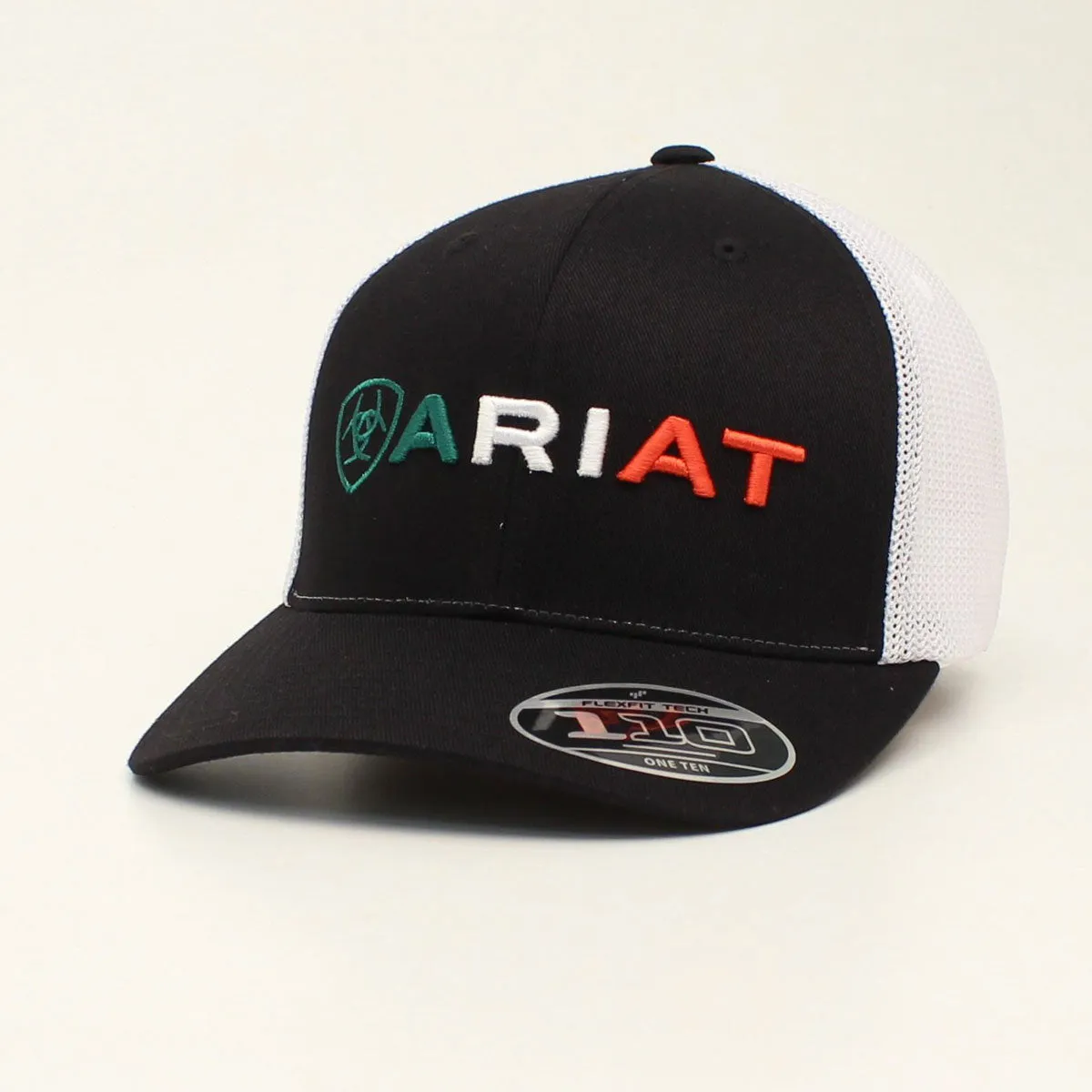 ARIAT MEXICAN FLAG BLACK CAP