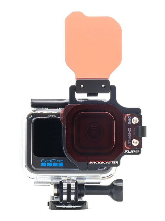 Backscatter Flip 12 Pro Package with Dive & Deep Filters &  15 MacroMate Mini Lens