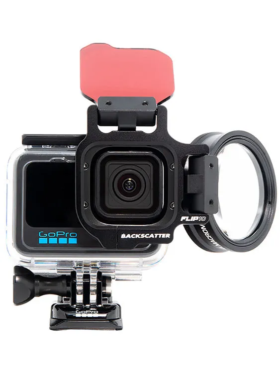 Backscatter Flip 12 Pro Package with Dive & Deep Filters &  15 MacroMate Mini Lens