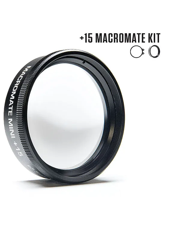 Backscatter Flip 12 Pro Package with Dive & Deep Filters &  15 MacroMate Mini Lens