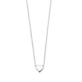 Beginnings Sterling Silver Single Heart 42 2cm Necklaces N3545