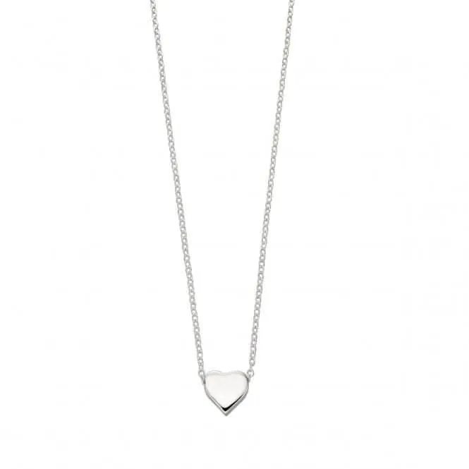Beginnings Sterling Silver Single Heart 42 2cm Necklaces N3545