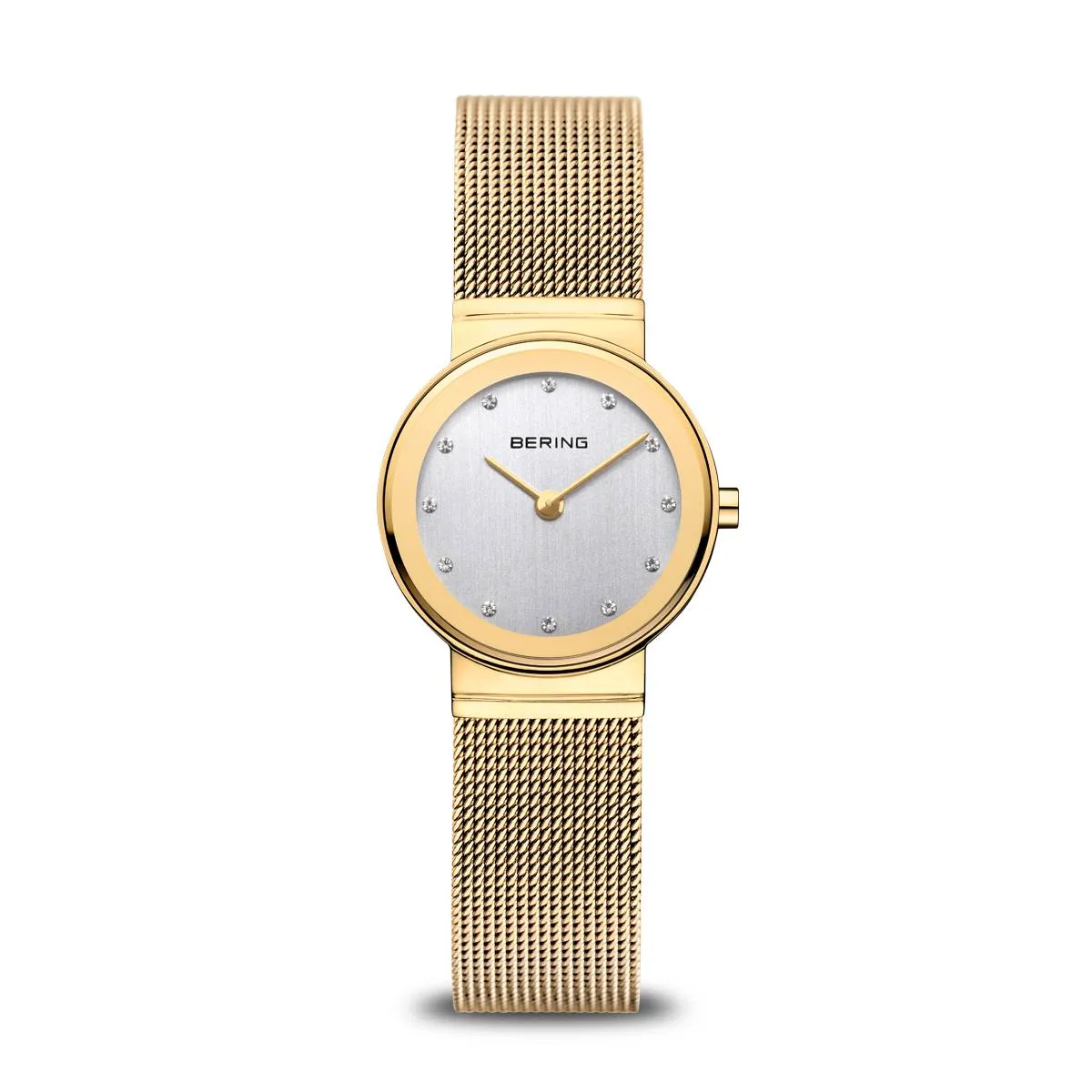 Bering 10126-334 Classic Gold Stainless Steel Mesh Strap Women Watches