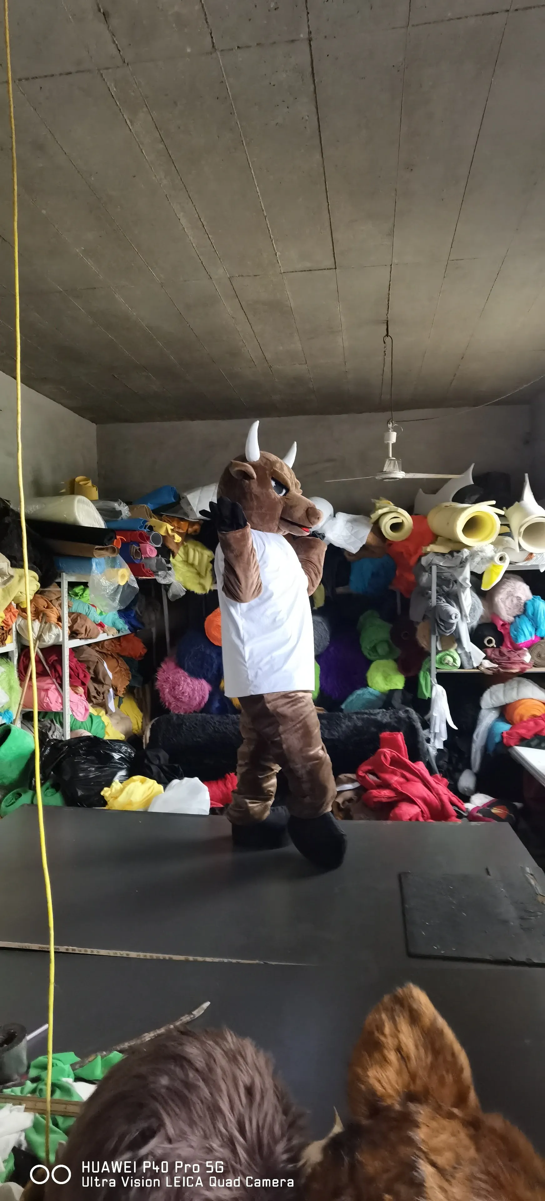 Bison Cow Buffalo Mascot Costumes Carnival Party Cosplay Suit