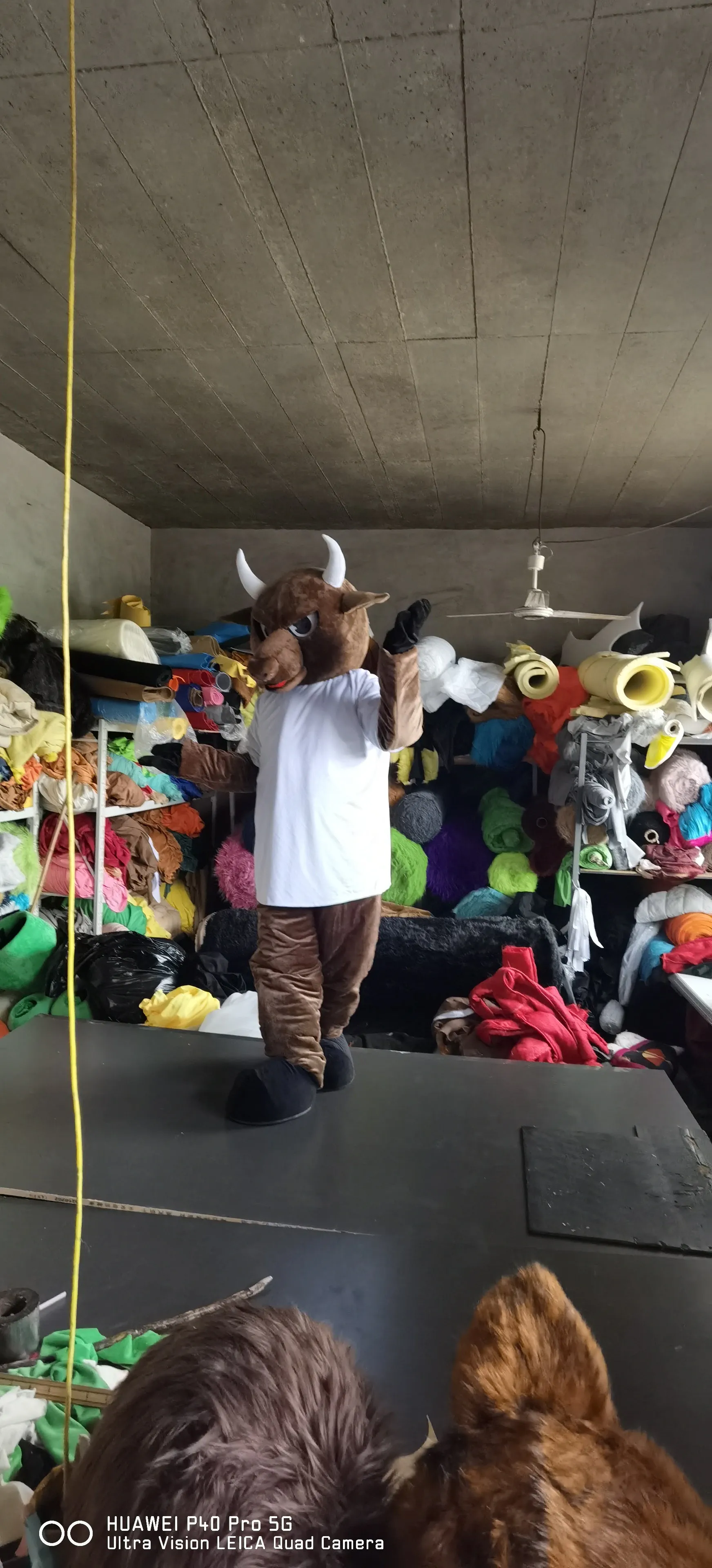 Bison Cow Buffalo Mascot Costumes Carnival Party Cosplay Suit