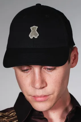 Black Cotton Twill Kovu Cap