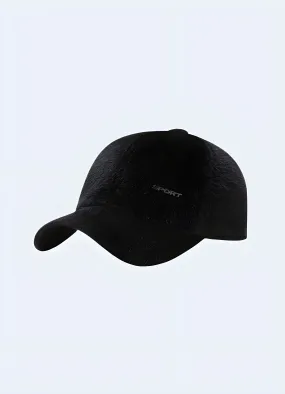 Black Street Fur Cap Mens