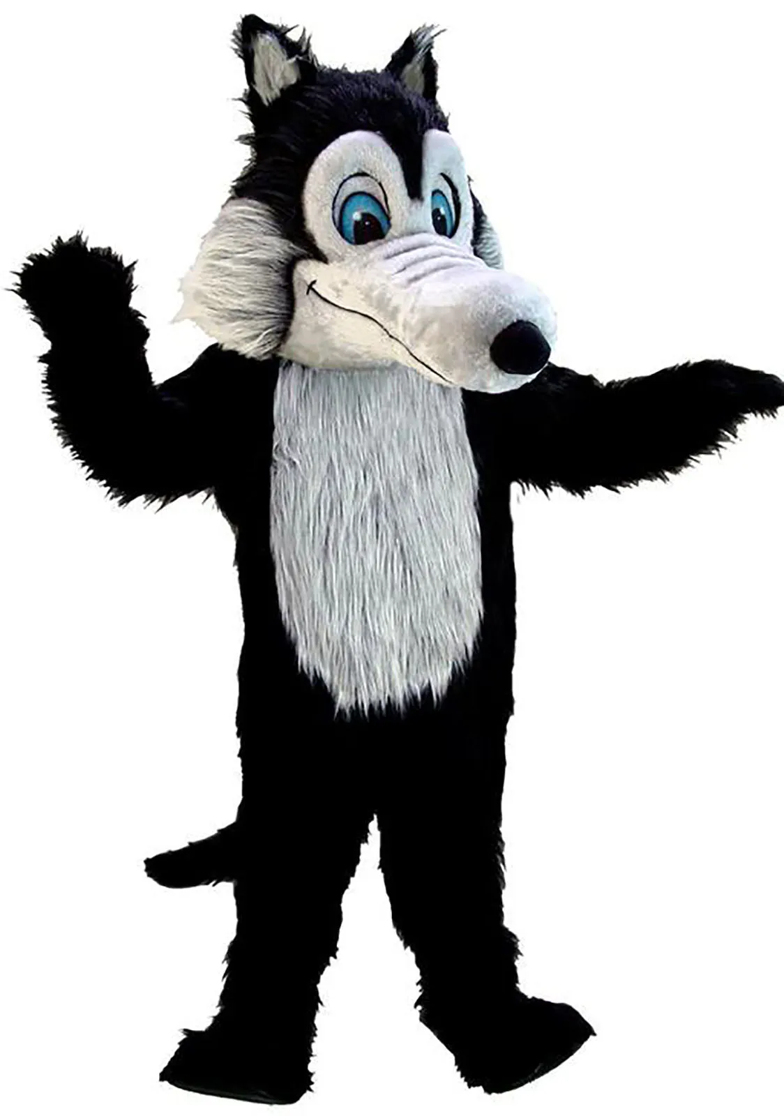 Black Wolf (2)  Mascot Costumes Adult Carnival Party Cosplay Suit