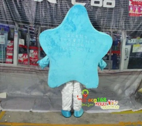 Blue Star Mascot Costumes Carnival Party Cosplay Suit
