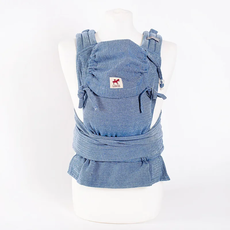 Blue Tweed MySol Half Buckle by Girasol