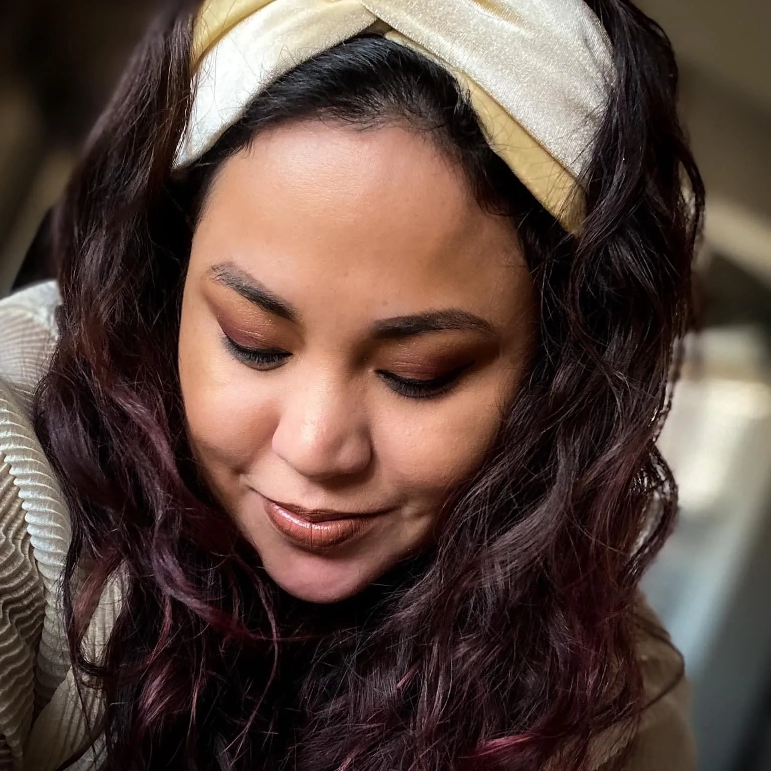 BOHO WITH A TWIST VELVET HEADBAND