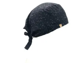 Bony Black Spark Scrub Cap
