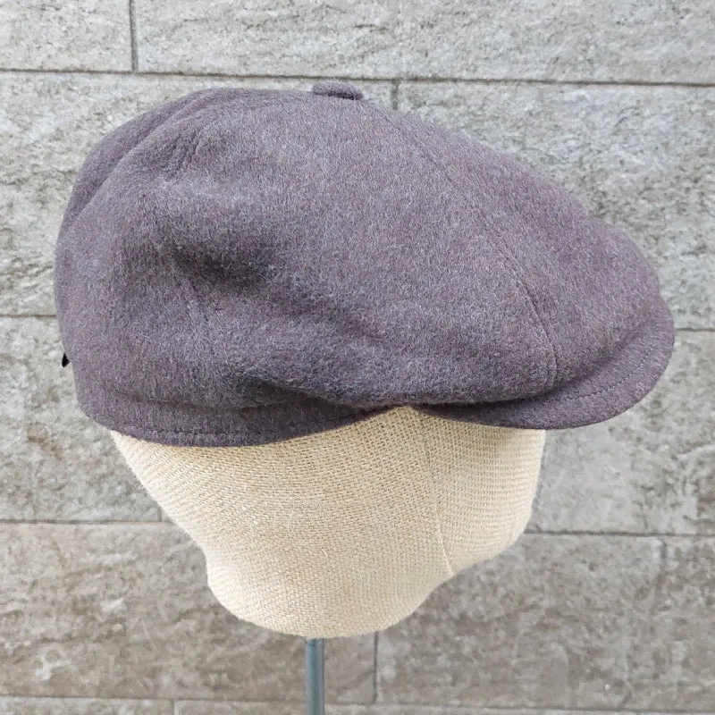 Borsalino/Brown Wool Newsboy cap(Size 57)