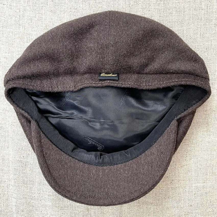Borsalino/Brown Wool Newsboy cap(Size 57)