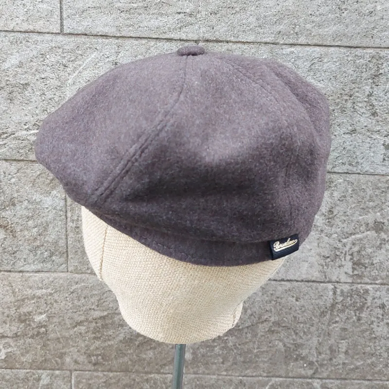 Borsalino/Brown Wool Newsboy cap(Size 57)