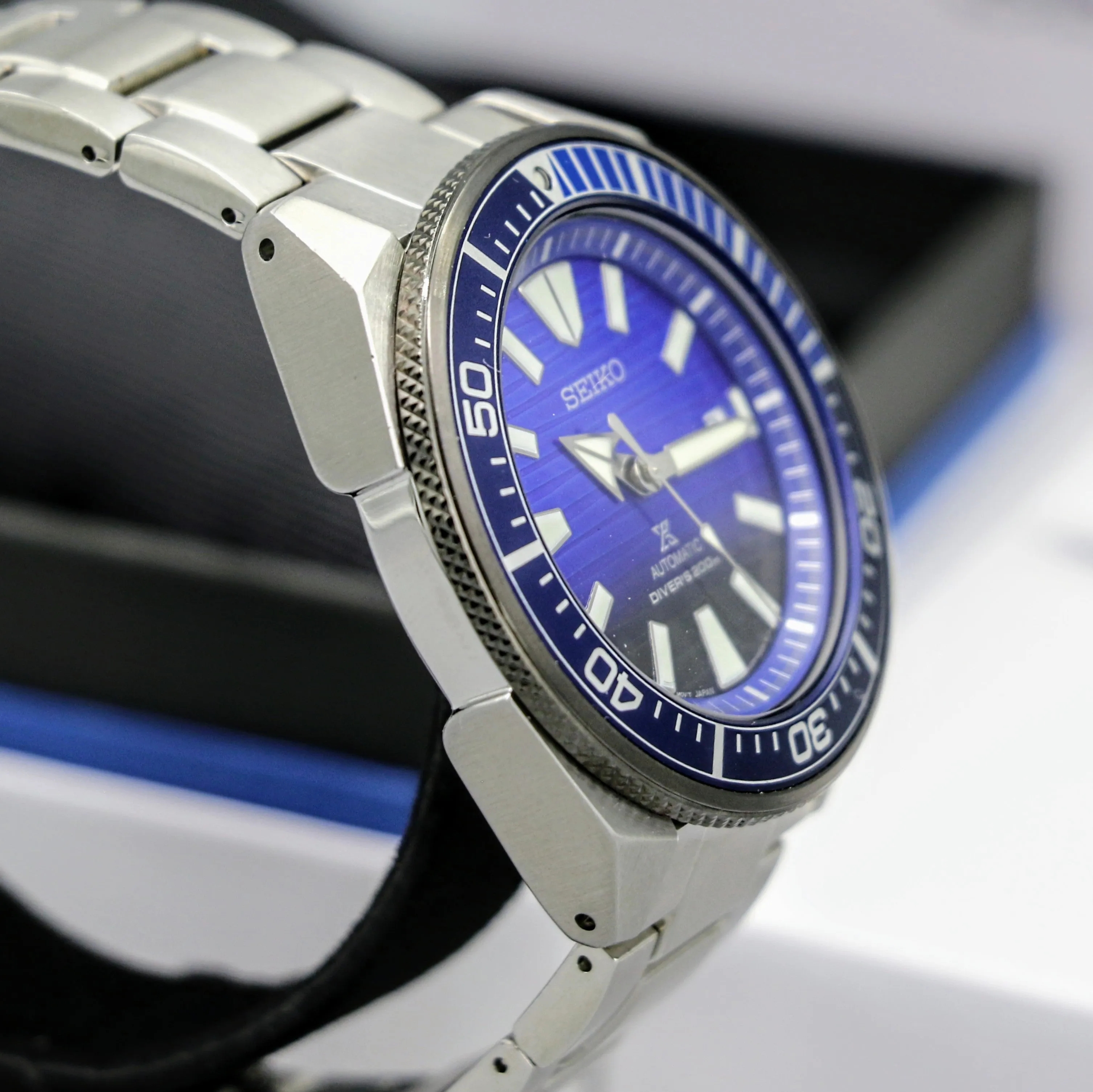 BRAND-NEW! SEIKO "Save the Ocean" Prospex Samurai Automatic Diver's Wristwatch SRPC93