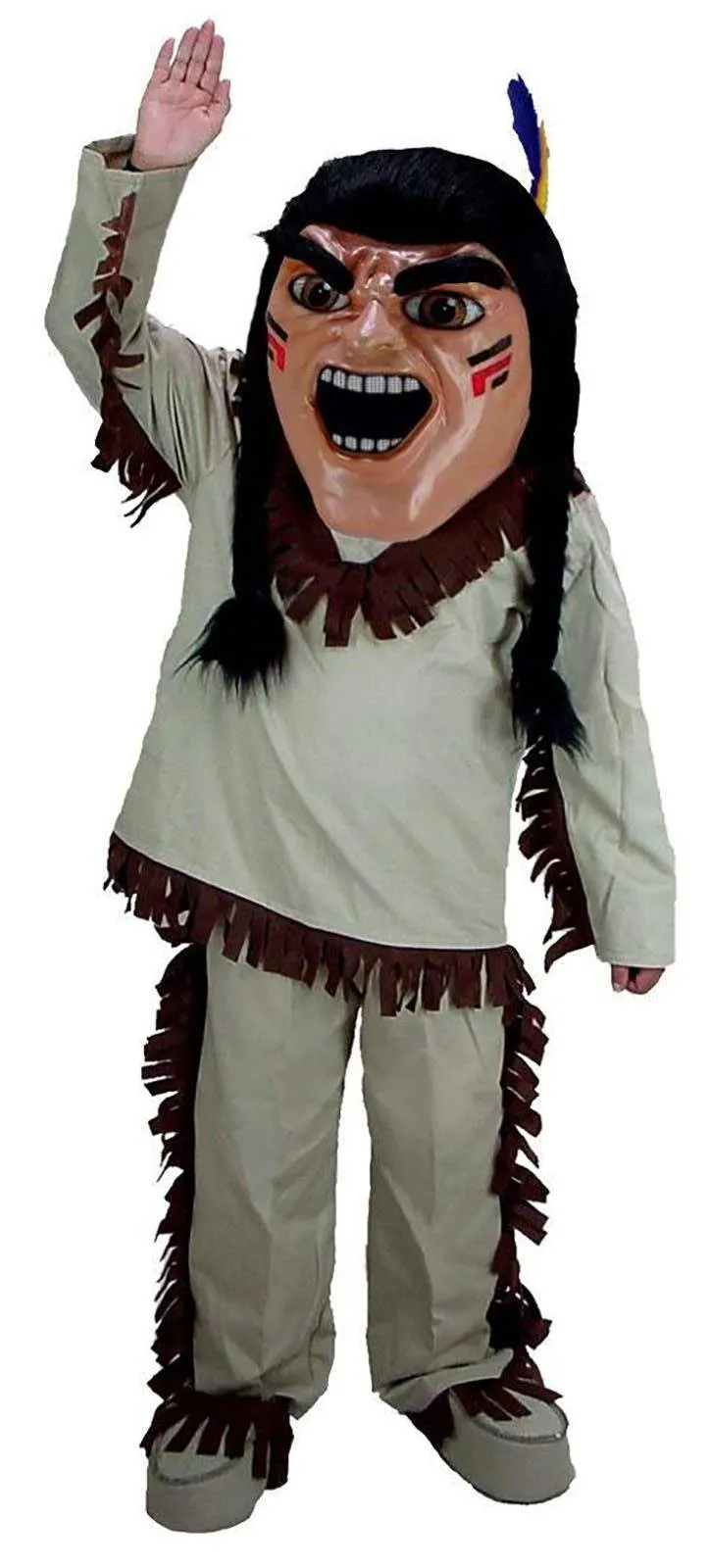 Brave Indian Suit Animal Mascot Costume Party Carnival Mascotte Costumes