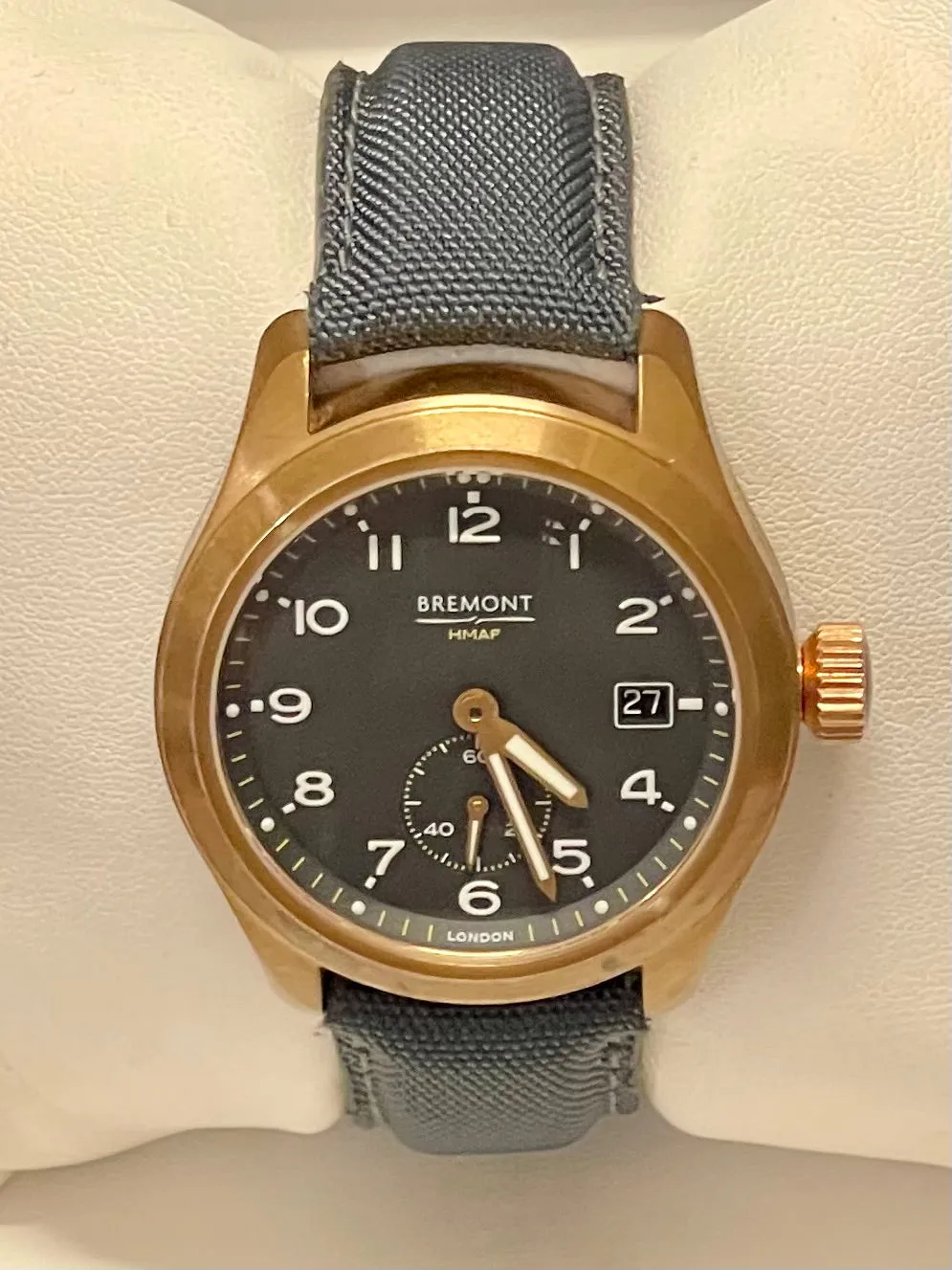 BREMONT Chronometre Solid Bronze Waterproof Automatic Wristwatch-$10K APR w/COA!