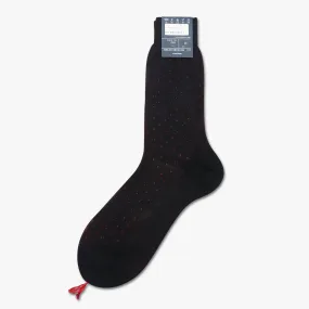 Bresciani Men's Embroidered Cotton Socks
