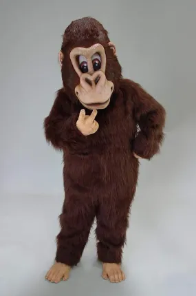 Brown Gorilla  Suit Animal Mascot Costume Party Carnival Mascotte Costumes