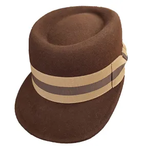 Bruno Capelo Legionnaire Boater Wool Cap