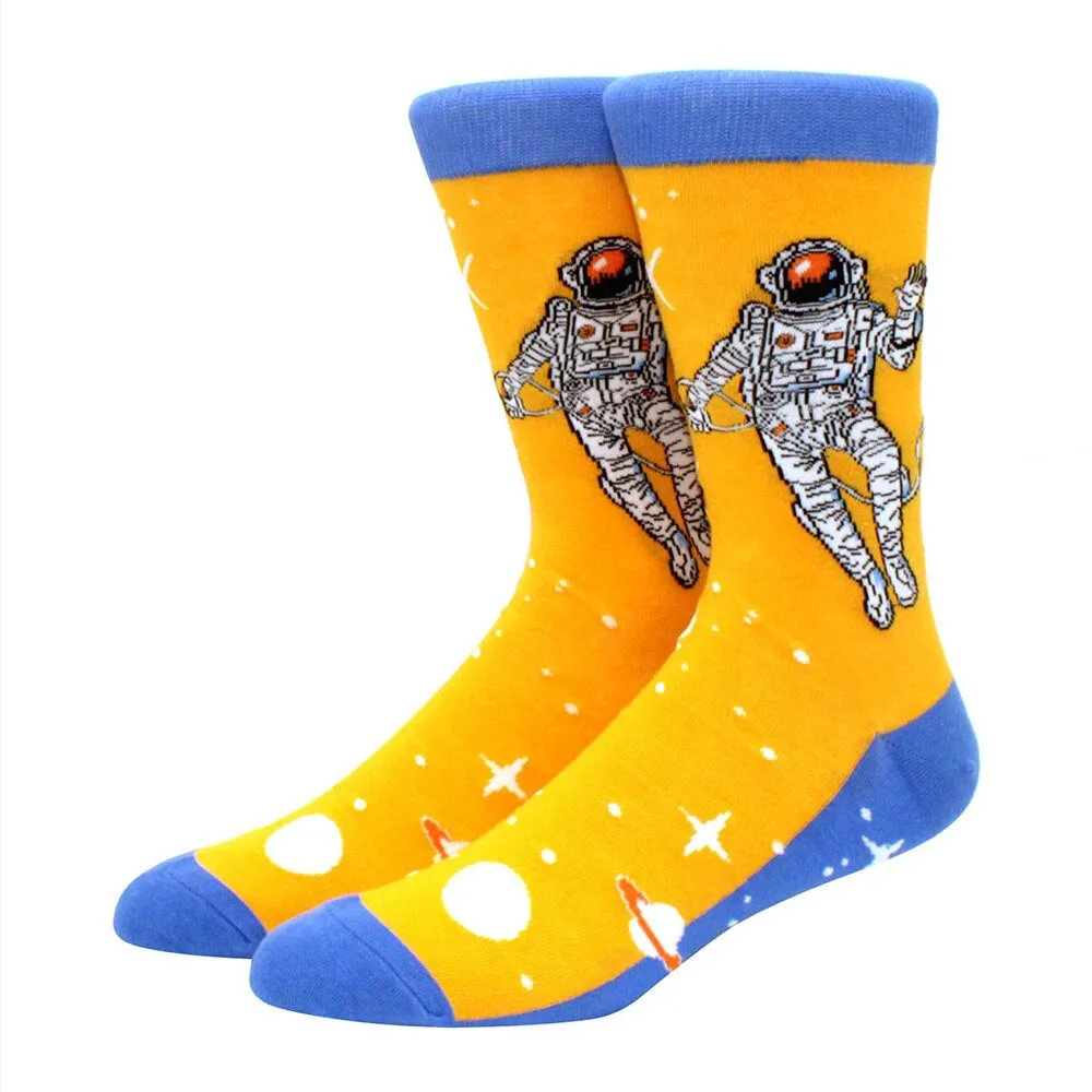 Cartoon Printed Mismatch Socks