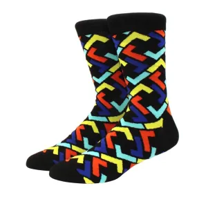 Cartoon Printed Mismatch Socks