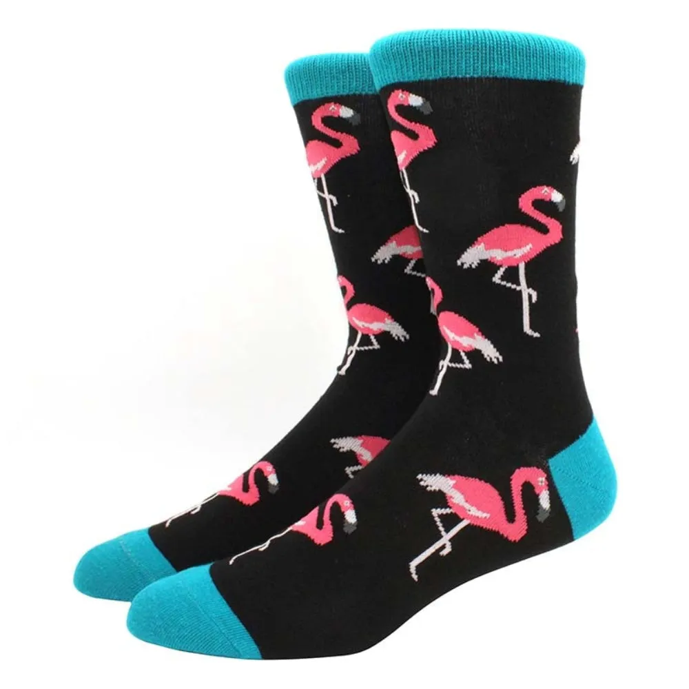 Cartoon Printed Mismatch Socks