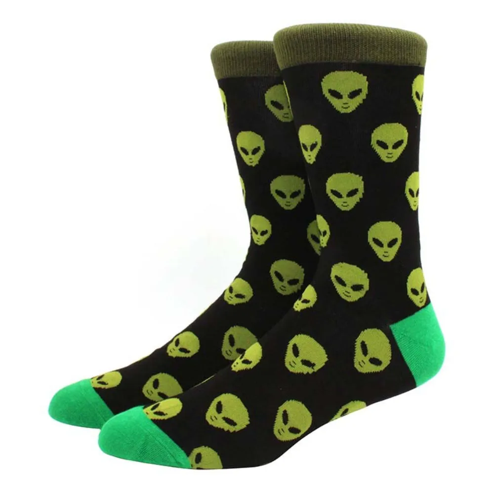 Cartoon Printed Mismatch Socks