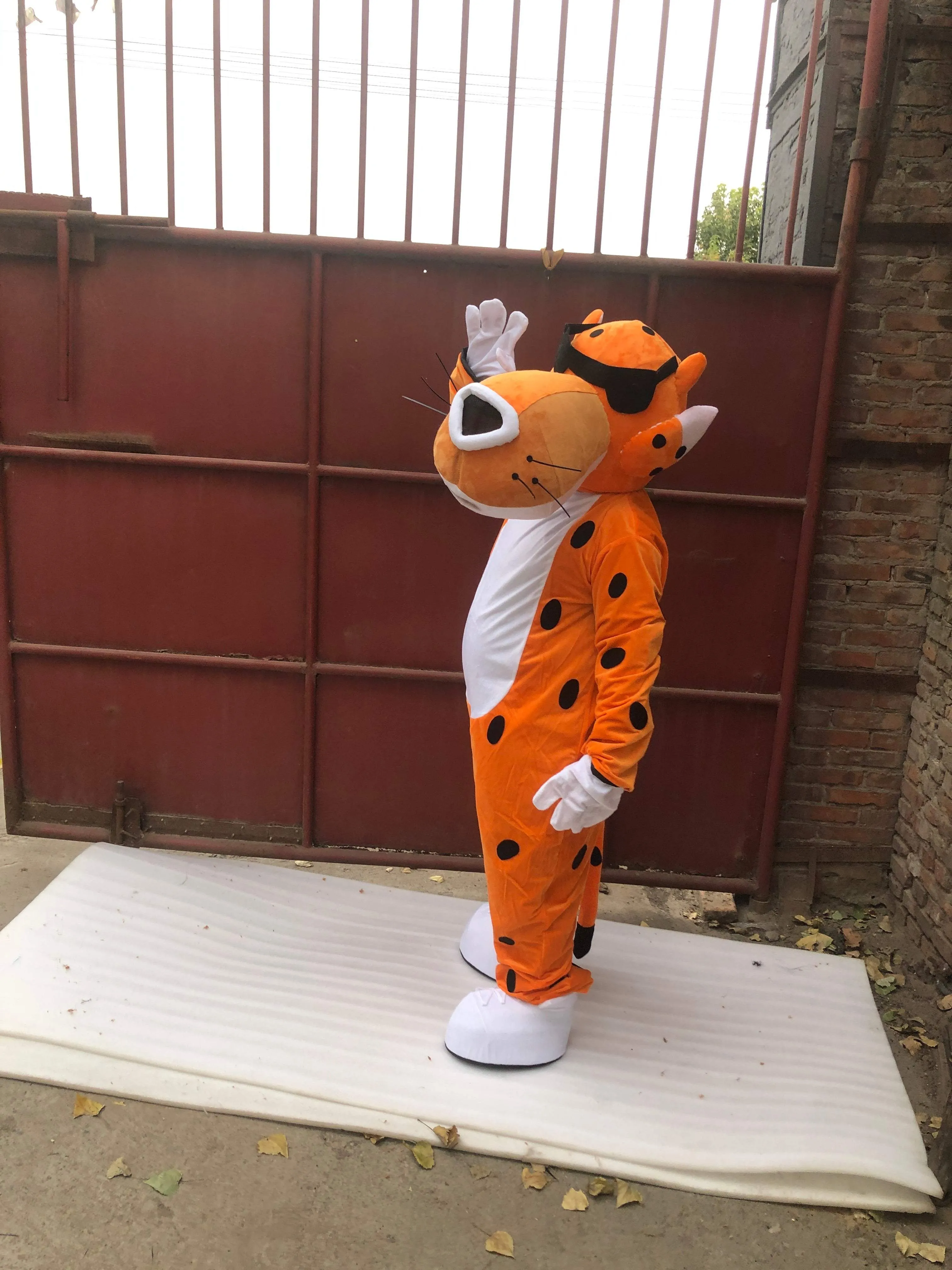 Chester Cheetah Suit Animal Mascot Costume Party Carnival Costumes
