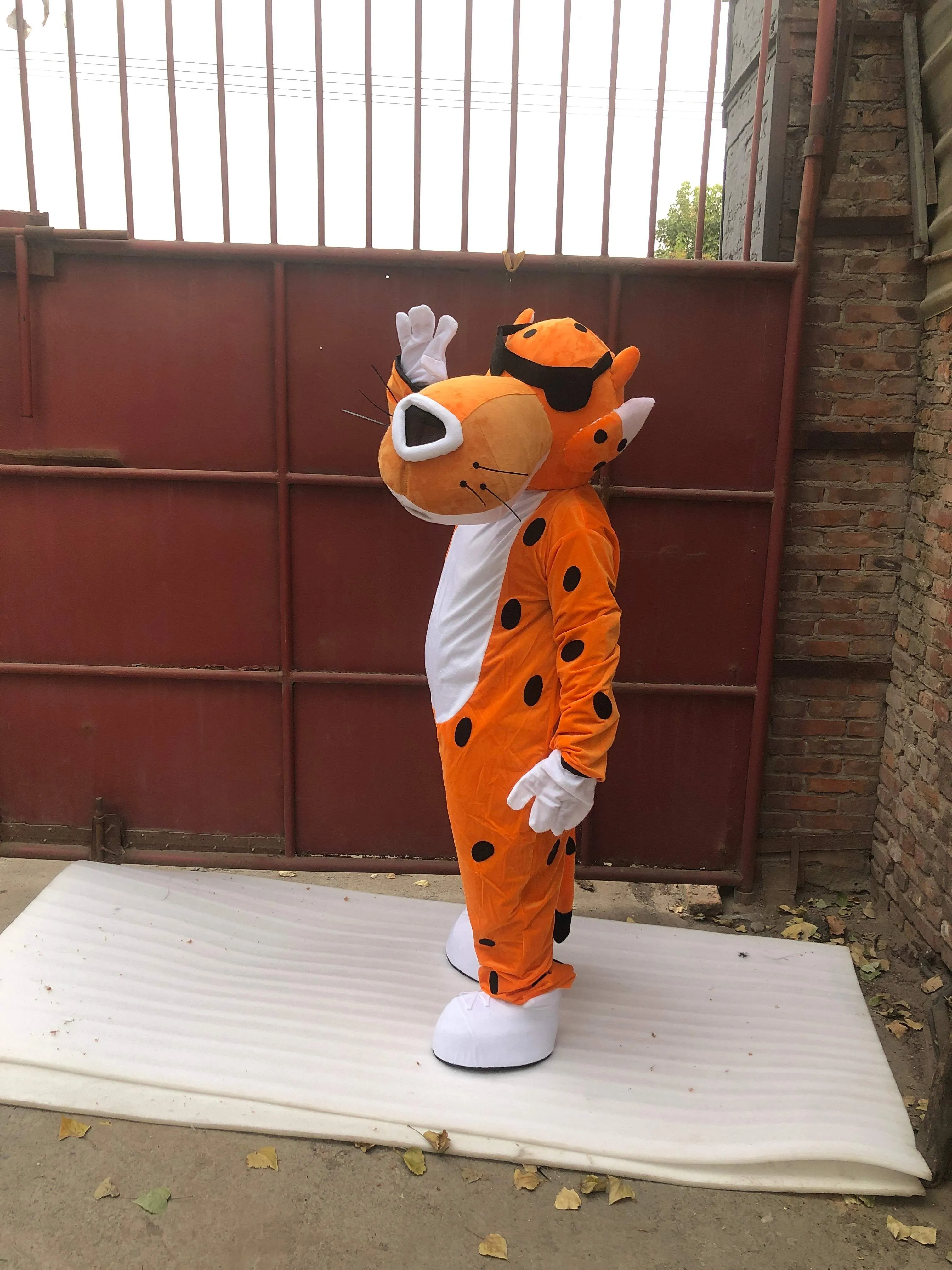 Chester Cheetah Suit Animal Mascot Costume Party Carnival Costumes