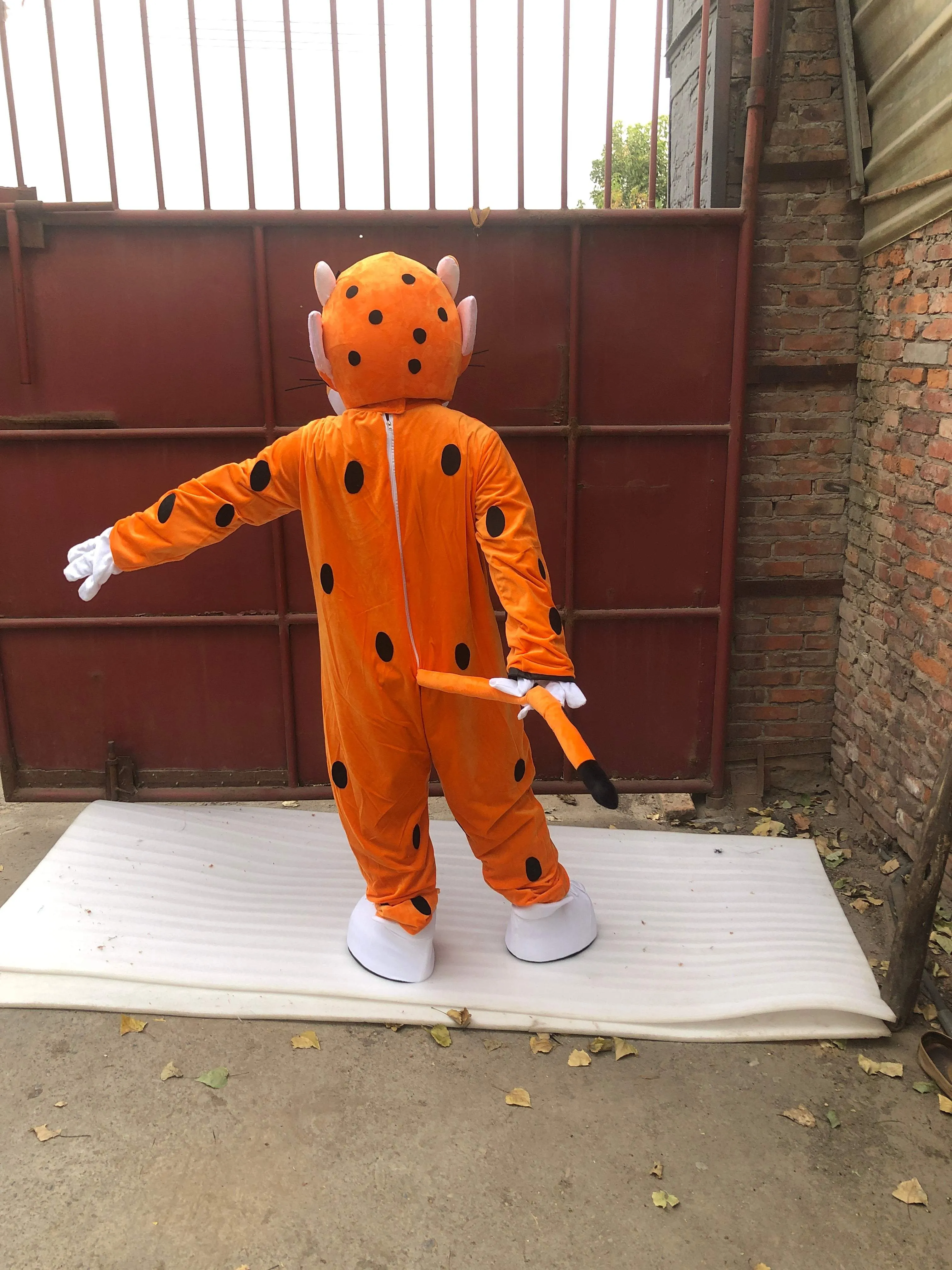 Chester Cheetah Suit Animal Mascot Costume Party Carnival Costumes