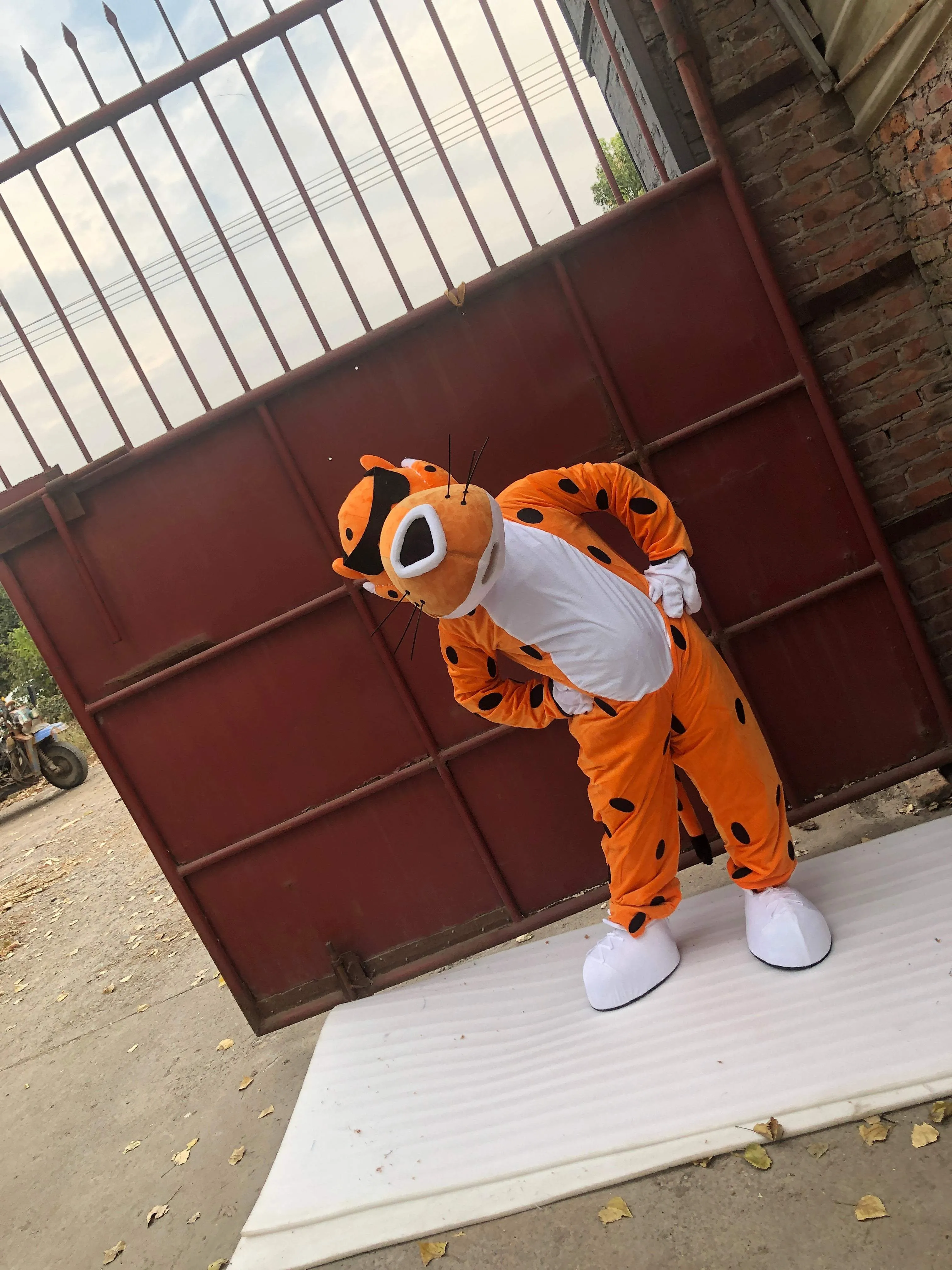 Chester Cheetah Suit Animal Mascot Costume Party Carnival Costumes