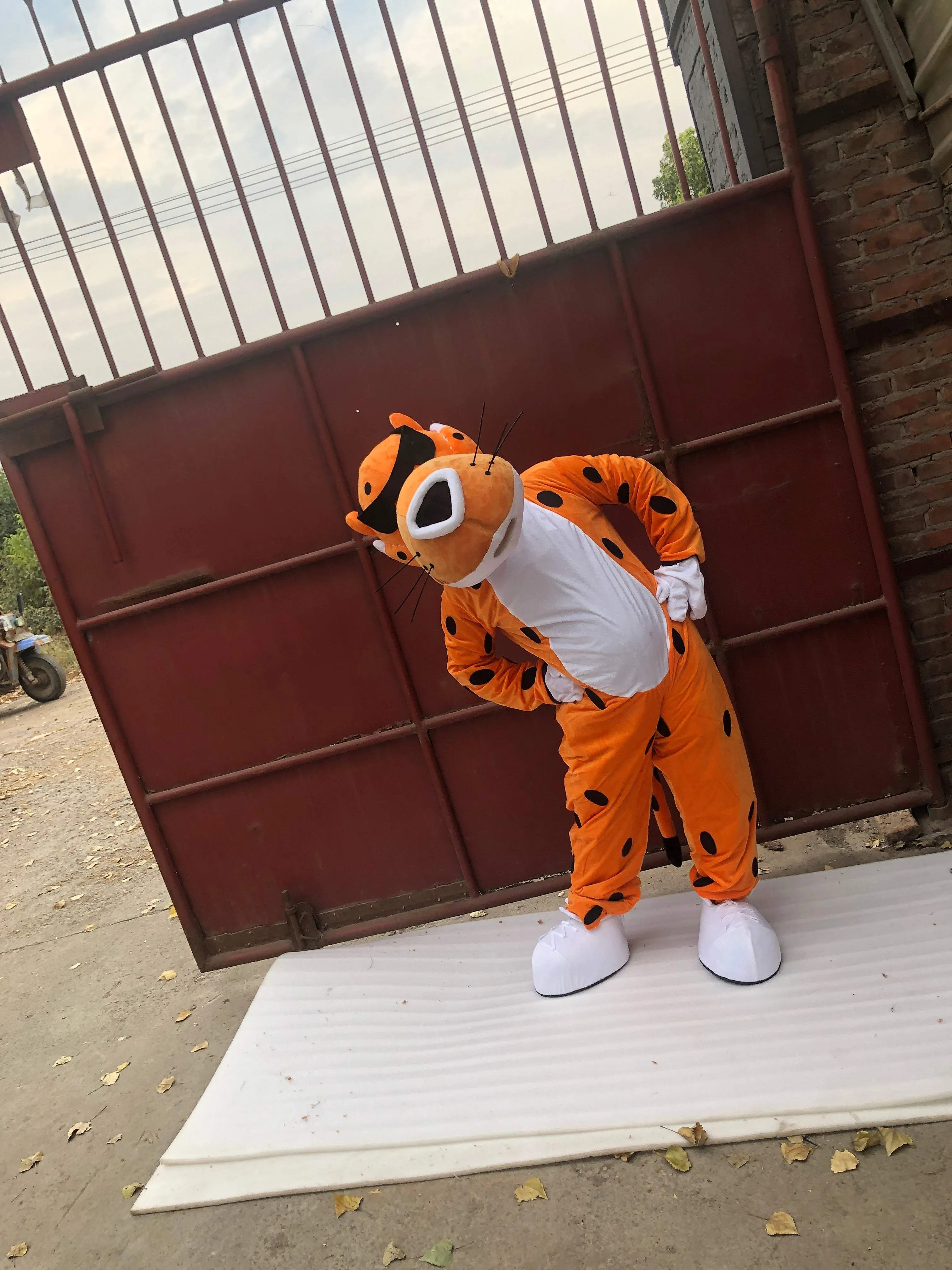 Chester Cheetah Suit Animal Mascot Costume Party Carnival Costumes