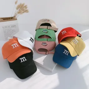 Children's Baseball Cap Sun Protection Windproof Popular Letter Decoration Nice Color Simplicity Four Seasons Cool Fashion Trend