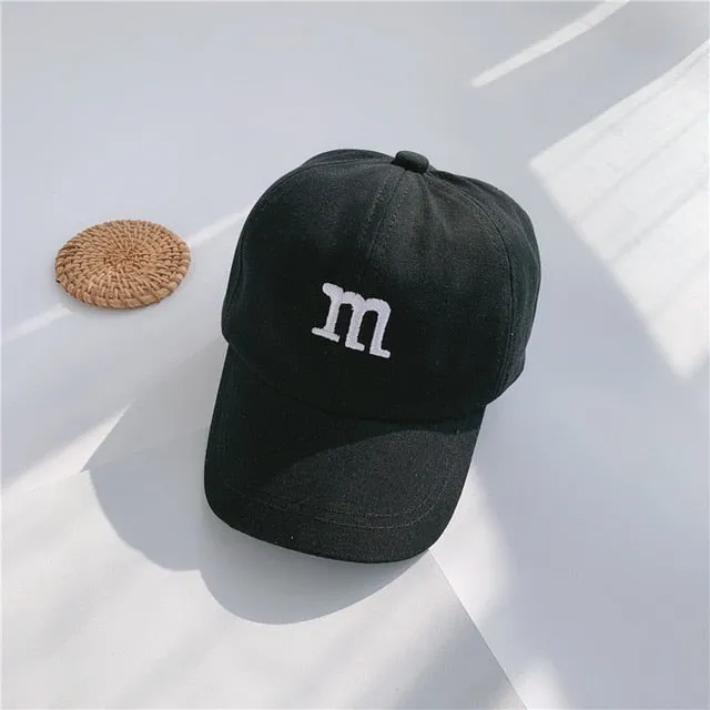 Children's Baseball Cap Sun Protection Windproof Popular Letter Decoration Nice Color Simplicity Four Seasons Cool Fashion Trend